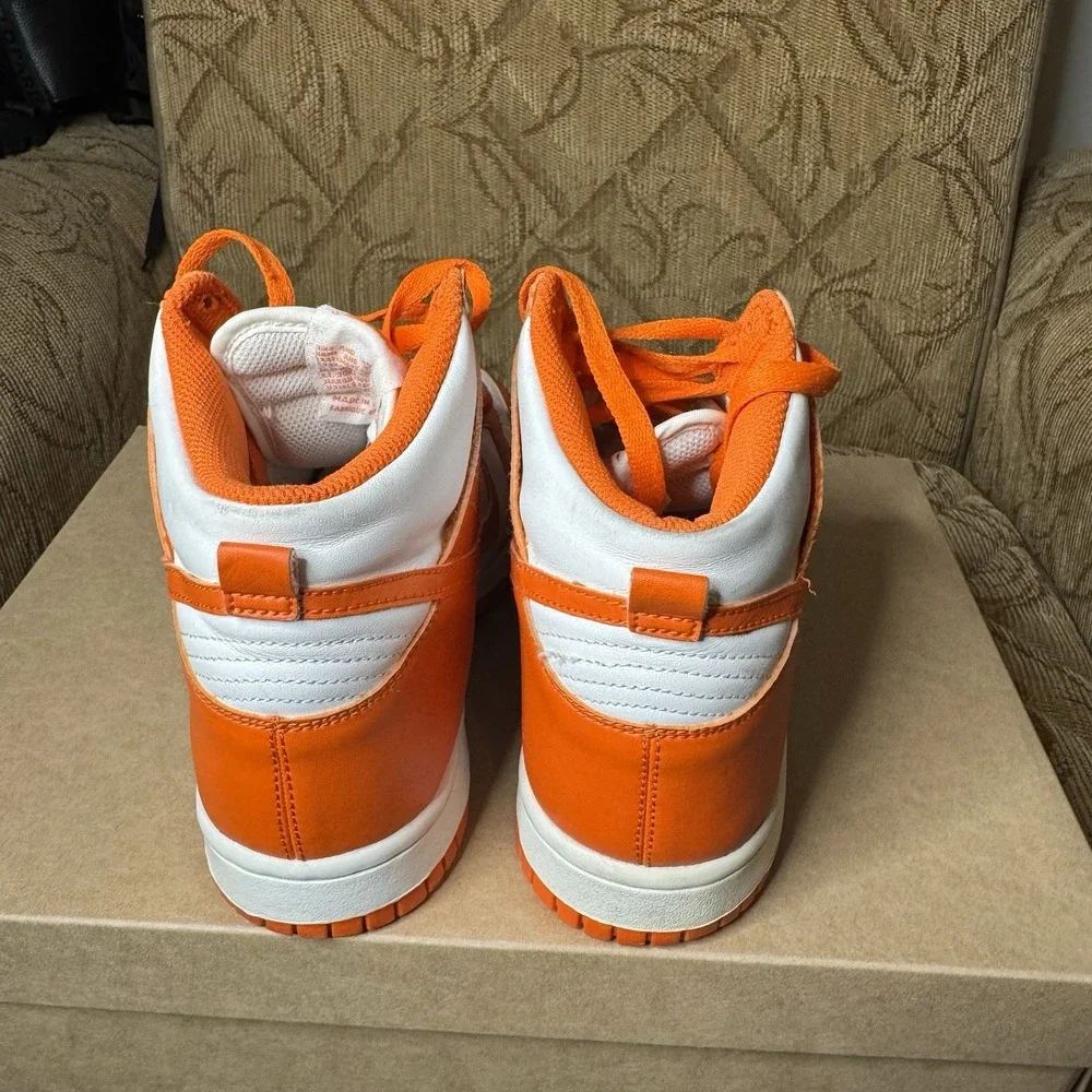 Nike Dunk High SP Syracuse 2021 7Y 8.5W‎ GS DB2179-100 Blaze Orange